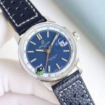 BLS Factory Breitling Chronomat 38mm 9015 Movement Italian Cowhide Strap Blue Dial Men Watch